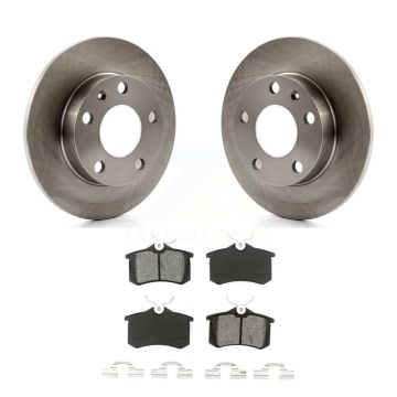 Rear Disc Brake Rotor Semi-Metallic Pad Kit For Audi A4 S4 With 245mm Diameter K8S-101709