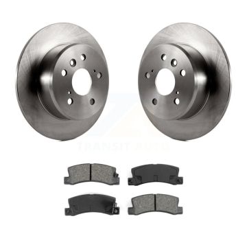 Rear Disc Brake Rotors And Semi-Metallic Pads Kit For Lexus Toyota Camry RX300 ES300 K8S-101711