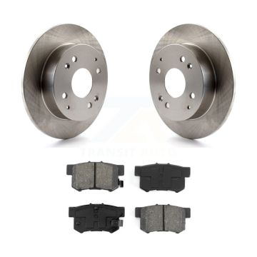 Rear Disc Brake Rotors And Semi-Metallic Pads Kit For Honda Accord Acura CL K8S-101720