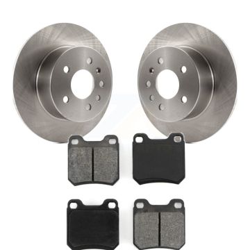 Rear Brake Rotor & Semi-Metallic Pad Kit For Saab Saturn 9-3 L200 L300 L100 LW200 LS1 900 K8S-101724