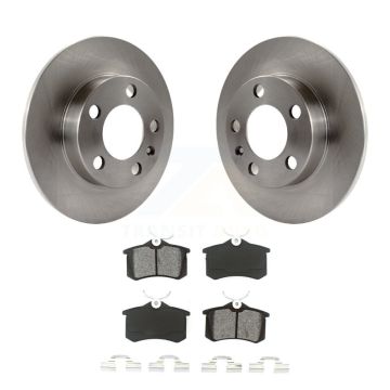 Rear Disc Brake Rotors And Semi-Metallic Pads Kit For 2007-2010 Volkswagen Beetle K8S-101731
