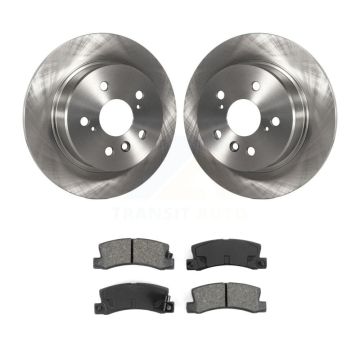 Rear Disc Brake Rotors And Semi-Metallic Pads Kit For 1999-2003 Lexus RX300 AWD K8S-101735