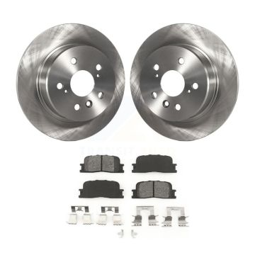 Rear Disc Brake Rotors And Semi-Metallic Pads Kit For 2001-2003 Toyota Highlander AWD K8S-101736