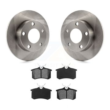 Rear Disc Brake Rotors And Semi-Metallic Pads Kit For Volkswagen Passat Audi A4 Quattro K8S-101744