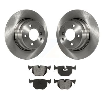 Rear Disc Brake Rotors And Semi-Metallic Pads Kit For BMW X5 K8S-101752