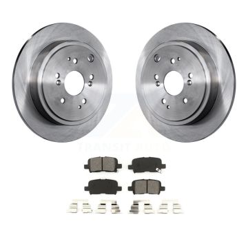 Rear Disc Brake Rotors And Semi-Metallic Pads Kit For Honda Pilot Acura MDX K8S-101755