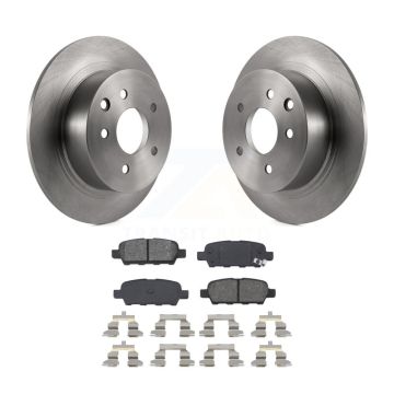 Rear Disc Brake Rotors And Semi-Metallic Pads Kit For Nissan Sentra Altima Juke Maxima K8S-101760
