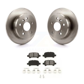 Rear Disc Brake Rotors And Semi-Metallic Pads Kit For Toyota Camry Solara Avalon K8S-101762