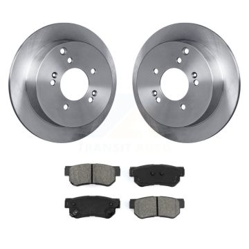 Rear Disc Brake Rotors And Semi-Metallic Pad Kit For Hyundai Tucson Kia Sportage Santa Fe K8S-101767