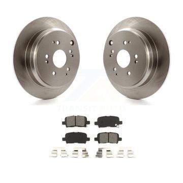 Rear Disc Brake Rotors And Semi-Metallic Pads Kit For 2002-2004 Honda Odyssey K8S-101768