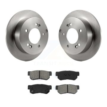 Rear Disc Brake Rotor Semi-Metallic Pad Kit For Hyundai Tucson Kia Sportage Sonata Optima K8S-101770