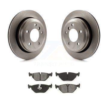Rear Disc Brake Rotors And Semi-Metallic Pads Kit For 2001-2005 BMW 325xi K8S-101771