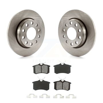 Rear Brake Rotor Semi-Metallic Pad Kit For Audi A4 Quattro With 255mm Diameter K8S-101772