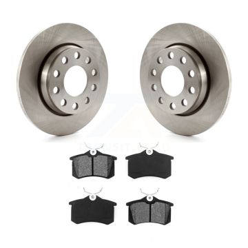 Rear Brake Rotors & Semi-Metallic Pad Kit For 2005 Audi A4 With 255mm Diameter Rotor K8S-101773