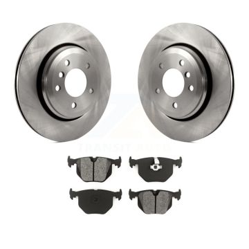 Rear Disc Brake Rotors And Semi-Metallic Pads Kit For BMW 330Ci 330i 330xi K8S-101777