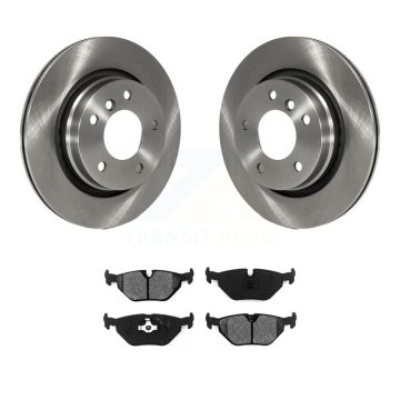 Rear Brake Rotors Semi-Metallic Pad Kit For 96-97 BMW 328i With 294mm Diameter Rotor K8S-101778