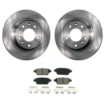 Rear Brake Rotor Semi-Metallic Pad Kit For Ford Fusion Mazda 6 Lincoln MKZ Zephyr Mercury K8S-101789