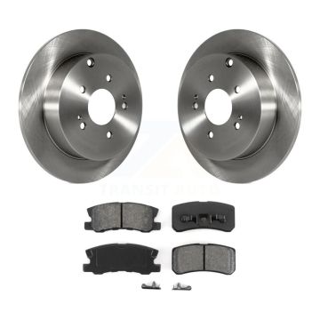 Rear Disc Brake Rotors And Semi-Metallic Pads Kit For Mitsubishi Endeavor K8S-101794