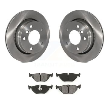Rear Disc Brake Rotors And Semi-Metallic Pads Kit For BMW 320i 323i 328i 323Ci K8S-101795