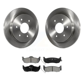 Rear Brake Rotor & Semi-Metallic Pad Kit For Nissan TITAN Armada INFINITI QX56 Pathfinder K8S-101796
