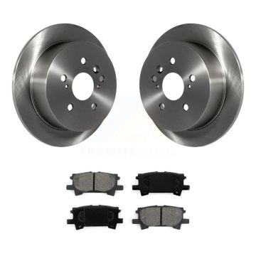 Rear Brake Rotor And Semi-Metallic Pad Kit For Lexus RX350 Toyota Highlander RX330 RX400h K8S-101800
