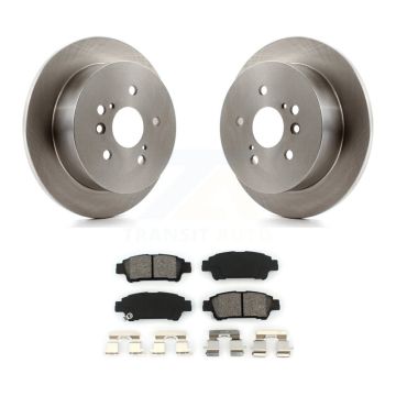 Rear Disc Brake Rotors And Semi-Metallic Pads Kit For 2004-2010 Toyota Sienna K8S-101801