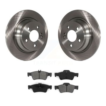 Rear Brake Rotor Semi-Metallic Pad Kit For Mercedes-Benz E350 E320 E250 E300 E500 E63 AMG K8S-101802