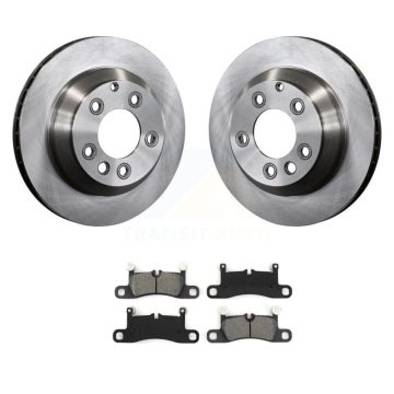 Rear Disc Brake Rotors And Semi-Metallic Pads Kit For Volkswagen Touareg Porsche Cayenne K8S-101803