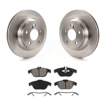 Rear Disc Brake Rotors And Semi-Metallic Pads Kit For Mercedes-Benz GLK350 GLK250 E350 K8S-101805