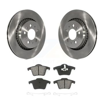 Rear Disc Brake Rotors And Semi-Metallic Pads Kit For 2003-2014 Volvo XC90 K8S-101807