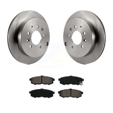 Rear Disc Brake Rotors And Semi-Metallic Pads Kit For 2004-2006 Mazda MPV K8S-101808
