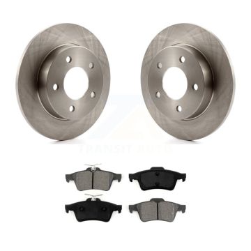 Rear Disc Brake Rotors And Semi-Metallic Pads Kit For Mazda 3 Sport K8S-101809