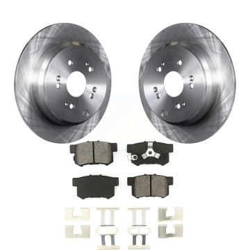 Rear Disc Brake Rotors And Semi-Metallic Pads Kit For Honda CR-V Acura RDX K8S-101813