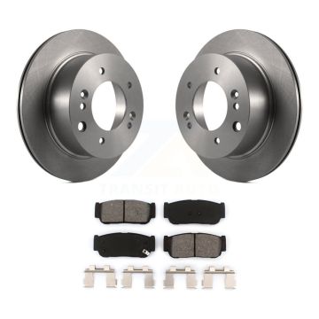 Rear Disc Brake Rotors And Semi-Metallic Pads Kit For 2003-2006 Kia Sorento K8S-101817