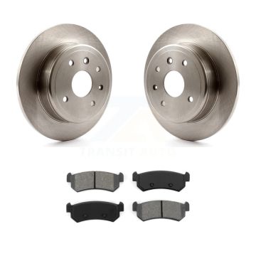 Rear Brake Rotor Semi-Metallic Pad Kit For Chevrolet Optra With 276mm Diameter K8S-101824