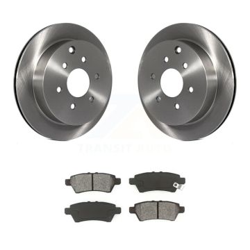 Rear Disc Brake Rotors And Semi-Metallic Pads Kit For 2006-2007 Nissan Xterra K8S-101831