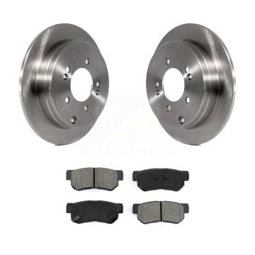 Rear Disc Brake Rotors And Semi-Metallic Pads Kit For 2006-2009 Hyundai Azera K8S-101841
