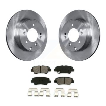 Rear Disc Brake Rotors And Semi-Metallic Pads Kit For Hyundai Sonata Kia Optima Azera K8S-101844