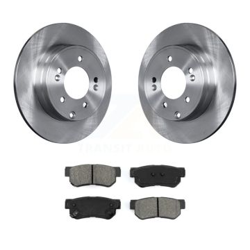 Rear Disc Brake Rotors And Semi-Metallic Pads Kit For Hyundai Sonata 3.3L K8S-101845