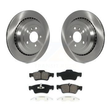 Rear Brake Rotor Semi-Metallic Pad Kit For Mercedes-Benz ML350 GL350 R350 GL320 GL450 G55 K8S-101848