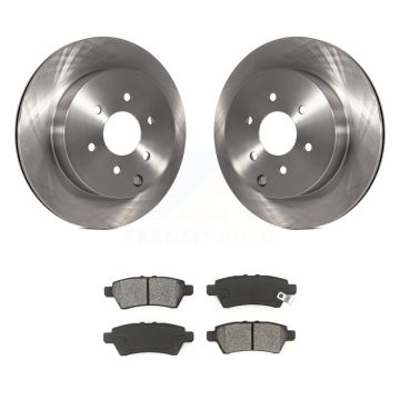 Rear Disc Brake Rotors And Semi-Metallic Pads Kit For 2005-2012 Nissan Pathfinder K8S-101851