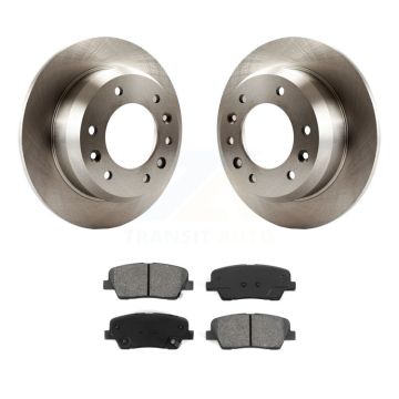 Rear Disc Brake Rotors And Semi-Metallic Pads Kit For Kia Sedona Hyundai Entourage K8S-101852
