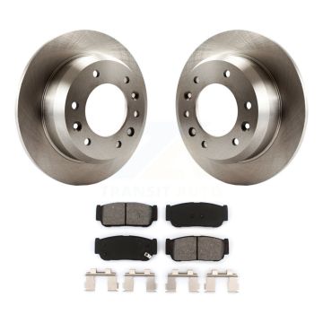 Rear Disc Brake Rotors Semi-Metallic Pad Kit For Hyundai Entourage Kia Sedona To 04/27/06 K8S-101853
