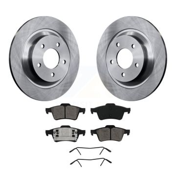 Rear Disc Brake Rotors And Semi-Metallic Pads Kit For 2006 Mazda 5 To 02 06 K8S-101858
