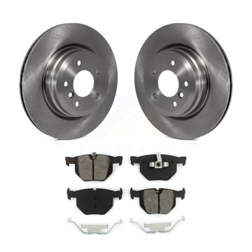 Rear Brake Rotor Semi-Metallic Pad Kit For BMW X1 335i xDrive 335xi 330i 330xi 335is 335d K8S-101862