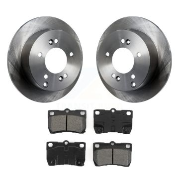 Rear Disc Brake Rotors And Semi-Metallic Pads Kit For Lexus IS250 K8S-101865