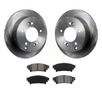 Rear Disc Brake Rotors And Semi-Metallic Pads Kit For Lexus IS250 K8S-101866