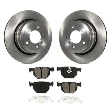 Rear Brake Rotor & Semi-Metallic Pad Kit For BMW 530xi 528i xDrive 535i 535xi 528xi 525xi K8S-101870