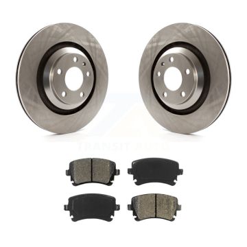 Rear Brake Rotor Semi-Metallic Pad Kit For Audi A6 Quattro With 330mm Diameter K8S-101873