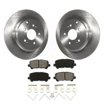 Rear Disc Brake Rotors And Semi-Metallic Pads Kit For Honda Odyssey Pilot Acura MDX ZDX K8S-101877
